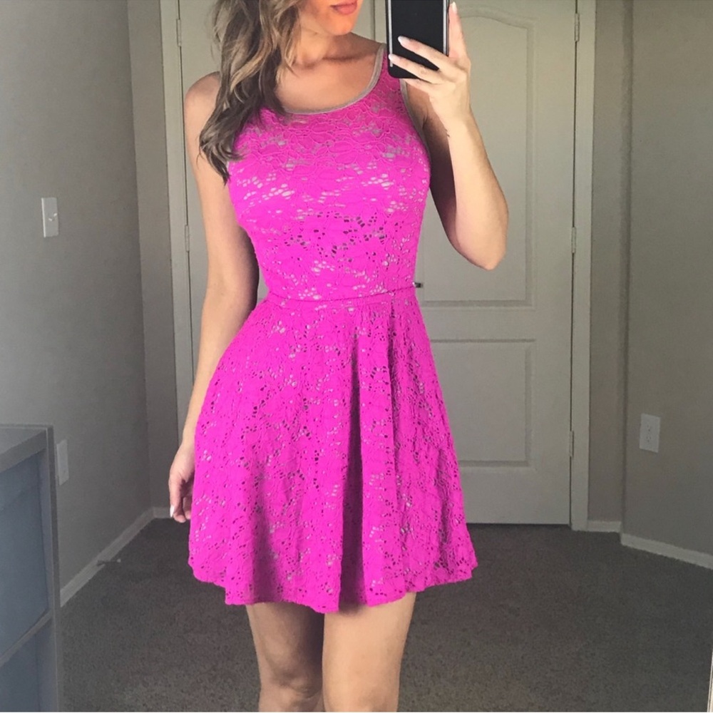 Trina Turk Vibrant Pink Mini Dress